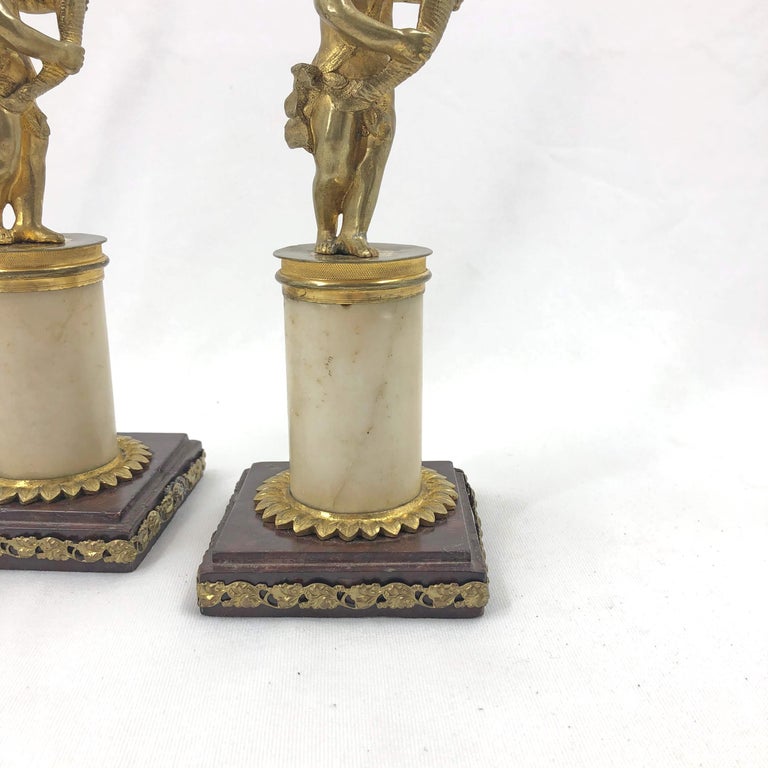 Pair of French Louis XVI Candlesticks