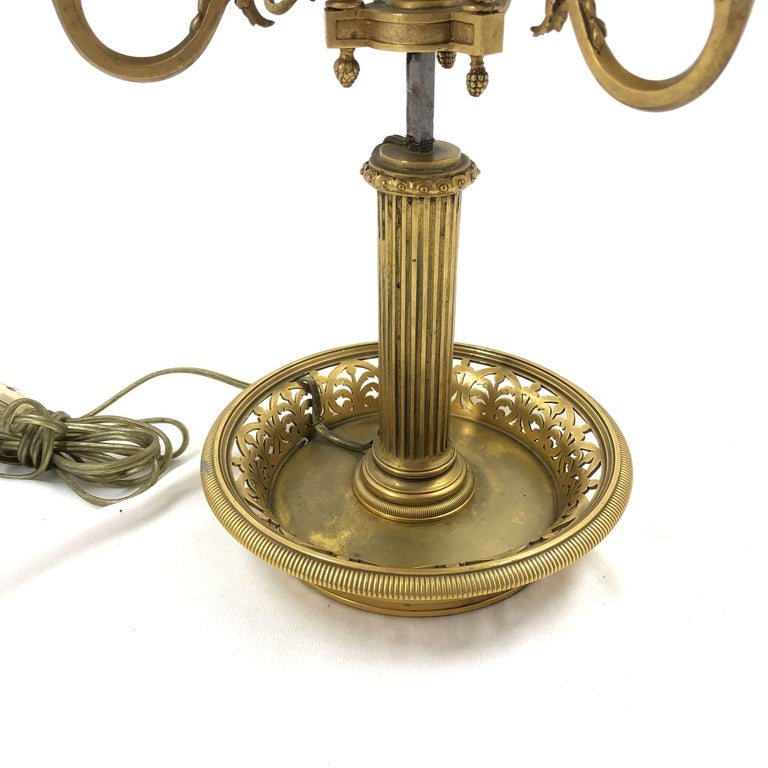 French Louis XVI Bouillotte Lamp