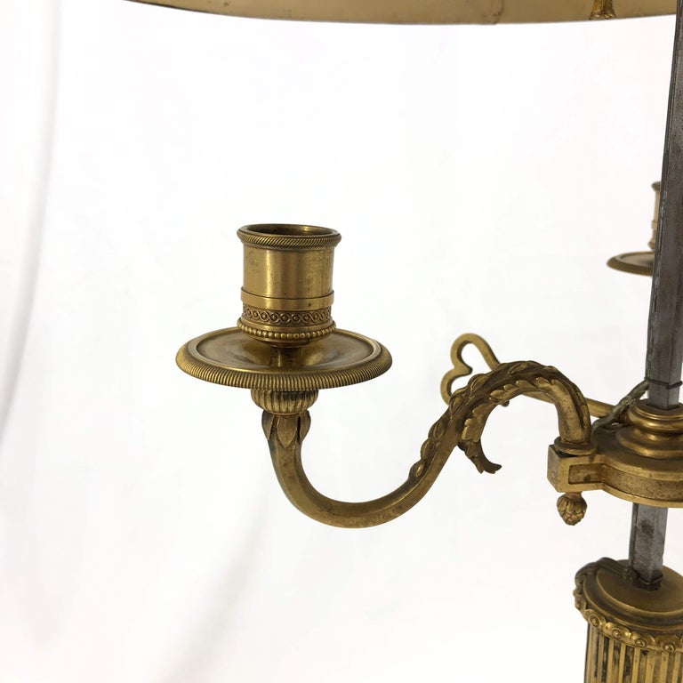 French Louis XVI Bouillotte Lamp