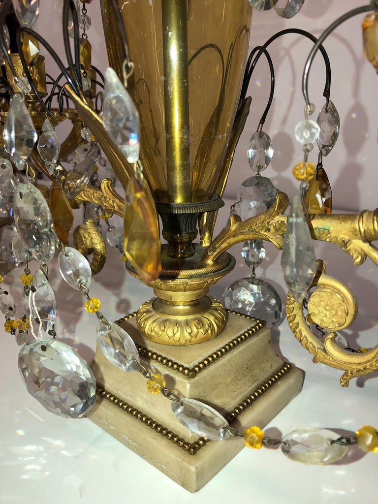 Fine Pair of Russian Candleabra