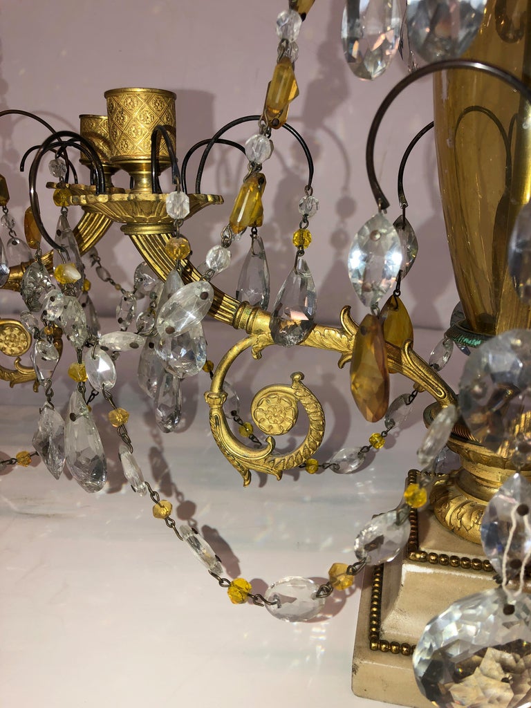 Fine Pair of Russian Candleabra