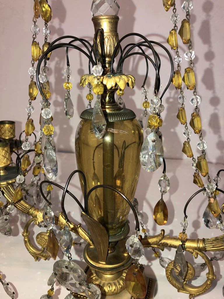 Fine Pair of Russian Candleabra