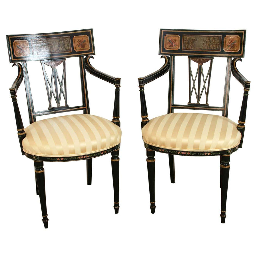 Pair of Regency Armchairs