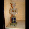 Pair of 19th century Glass and Crystal Candlesticks