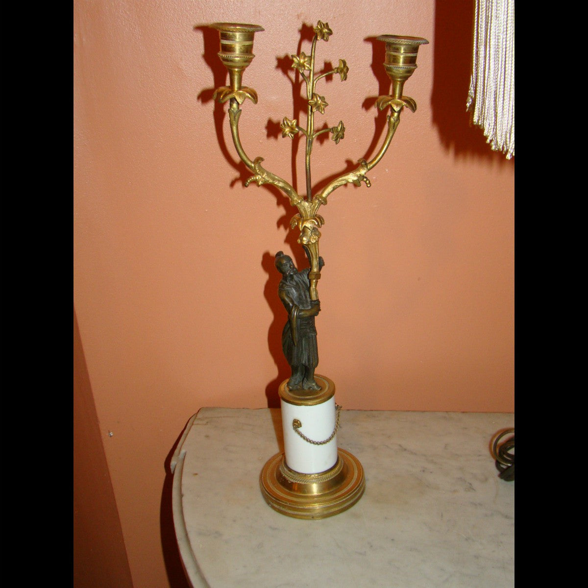 Pair of Regency Figural Candlesticks