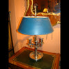 Louis XVI Silvered Bronze Bouillotte Lamp, 19th c
