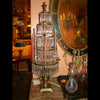 Pair of Continental Bronze and Crystal Candleabra