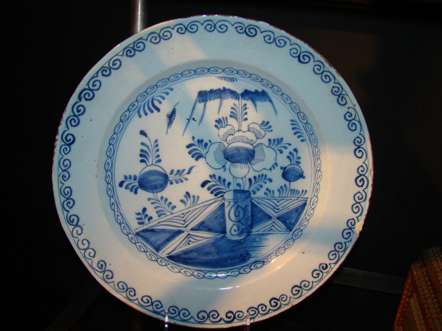 Delft Blue and White Platter