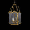 Fine Large Gilt Bronze Chateau Lantern