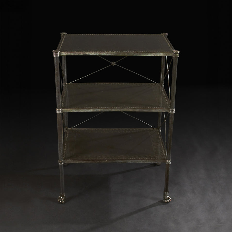 Regency Style Bronze Three Tier Etagere